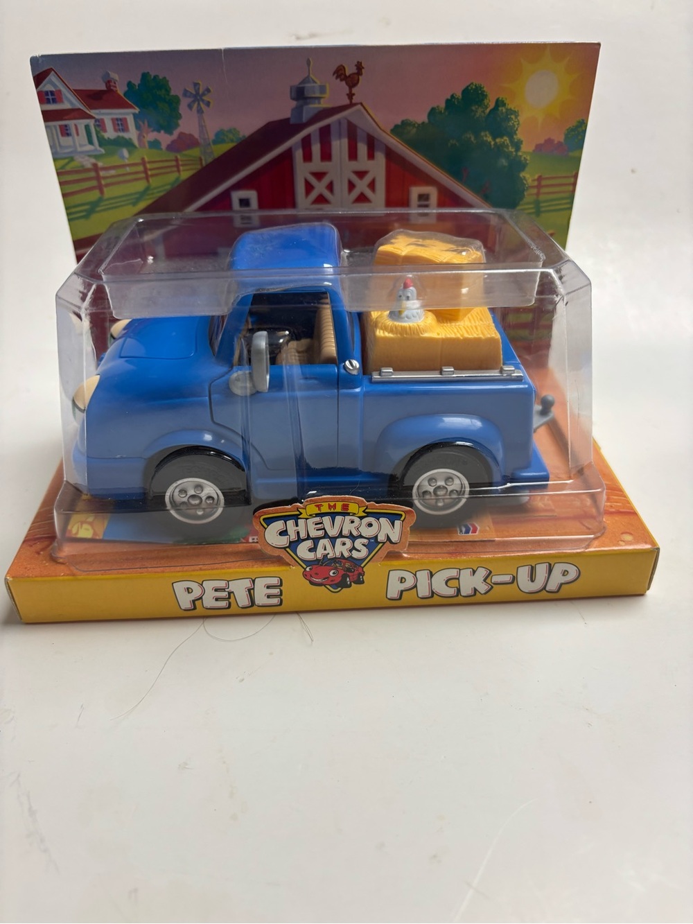 Chevron Cars Pete Pick-Up Toy Truck - Blue